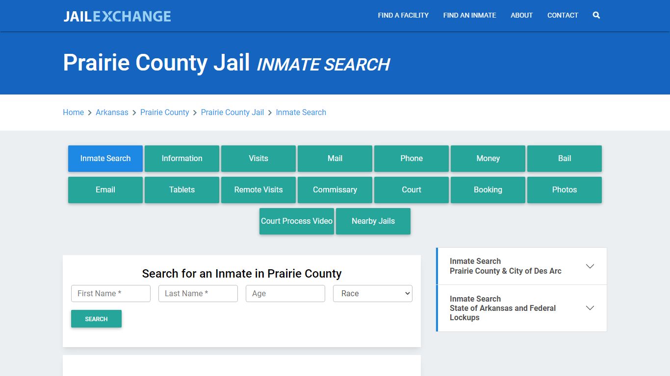 Prairie County Jail, AR Inmate Search: Roster & Mugshots